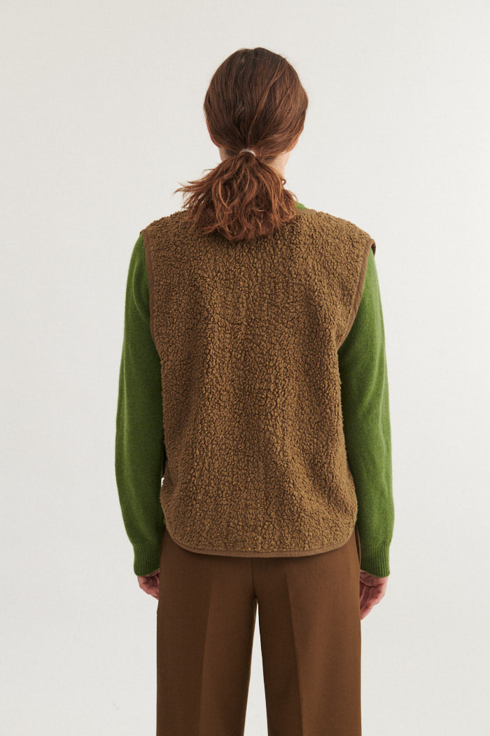 Basic Apparel Ida Vest Veste 181 Capers Green